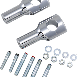 Risers - Big Buffalo - 4" - Chrome