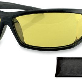 AXL Sunglasses - Gloss Black - Yellow