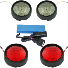 Full Bullet Turn Signal Conversion Kit  - Black