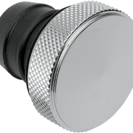 Oil Tank Plug - Chrome - Peaked - Softail