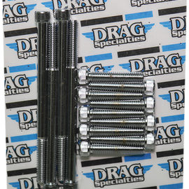 Bolt Kit M8 Outer Primary Knurled All Chrome