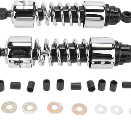 Shocks - 412 Cruiser Series - Chrome - 12.5" - Heavy Duty