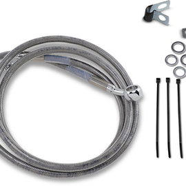 10" Brake Line - Front - Stainless Steel - 99-07ST