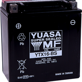 AGM Battery - YTX16-BS .78 L