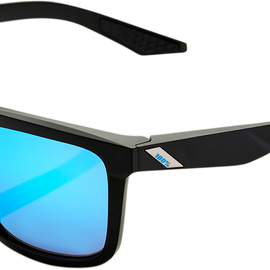 Blake Sunglasses - Matte Black - HiPER Blue Mirror