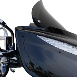 Windshield - Dark Smoke - 10" - Indian