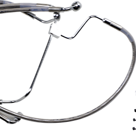 6" Brake Line - Front - Stainless Steel - 14-16FLHT