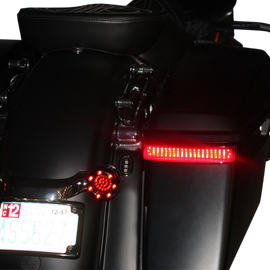 Saddlebag LED Lights - '10-'13 FLHX FLTRX - Black/Smoke