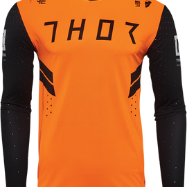 Prime Hero Jersey - Black/Fluorescent Orange - Small