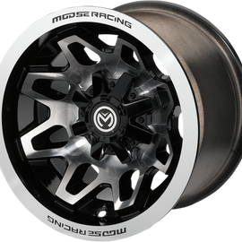 416X Wheel - Front/Rear - Machined Black - 14x7 - 4/110 - 4+3