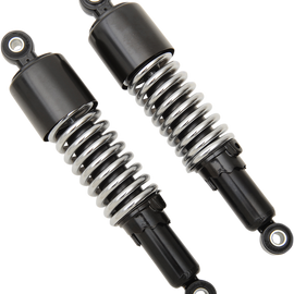 Custom Shorty Shocks with Shroud - Black Body/Chrome Spring Finish - Eye Lowering