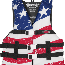 Youth Stars & Stripes PFD Vest - Red/White/Blue