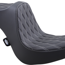 Predator III Seat - Double Diamond - Silver Thread