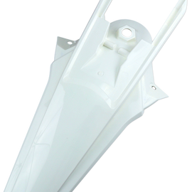 MX Rear Fender - KTM White  - SX85