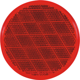 Replacement Round Reflector - Red