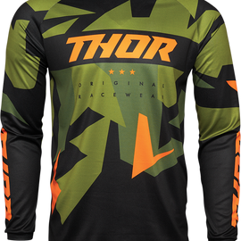 Sector Warship Jersey - Green/Orange - XL