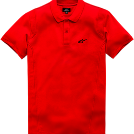 Capital Polo T-Shirt - Red - Medium