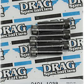 Bolt Kit M8 Transmission Top Black/Chrome