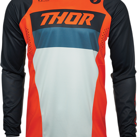 Youth Pulse Racer Jersey - Orange/Midnight - XS