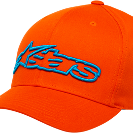 Blaze Flexfit® Hat -  Orange/Blue - Large/XL
