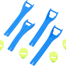 Blitz XP MX Boot Straps - Blue - Size 10-15