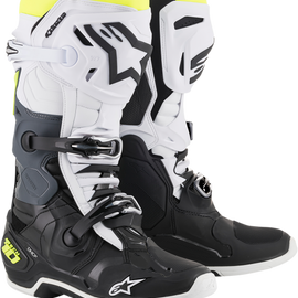 Tech 10 Boots - Black/White - US 12