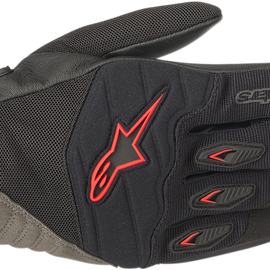 Shore Gloves - Black/Red - Large