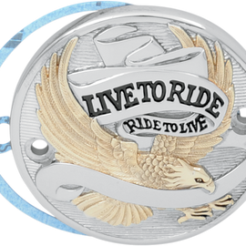 Points Cover 2 Hole Live to Ride Gold