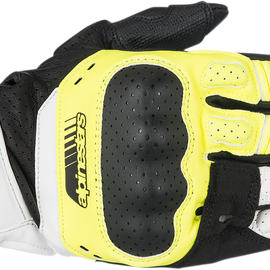 Guantes Alpinestars ASP-5 - Negro/Amarillo/Blanco