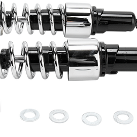 Shocks - 412 Cruiser Series - Chrome - 14.25" - Heavy Duty