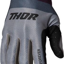 Assist React Gloves - Gray/Purple - XS