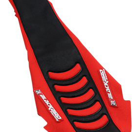 Double Grip 3 Seat Cover - Black/Red - CRF