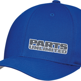 Parts Unlimited Curved Bill Hat - Blue - Small/Medium