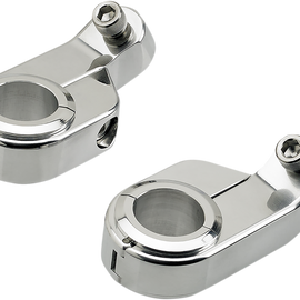 O/S Speed Clamps - Chrome - Angled