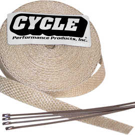 Exhaust Wrap Kit - Natural - 2x25