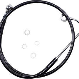 Brake Line - Front - Black - +10" -  FXS '12-'13