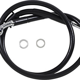 Brake Line - +6" - Black - '18-'20 Softail