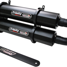 Muffler - Cerakote Black - Dual