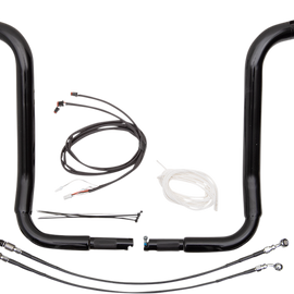 16" Black 1-1/2" Rounded Top Handlebar Kit442591451