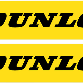 FX Swingarm Sticker - Dunlop - Yellow