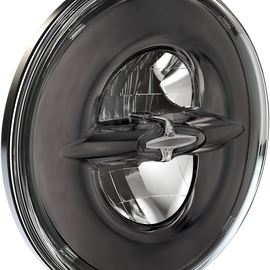 7" Reflector-Style LED Headlamp - 14-20 Dresser - Black