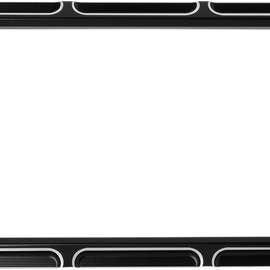 License Plate Frame - Beveled - Black