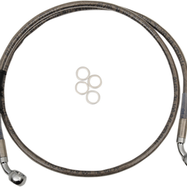Brake Line - Front - +8" - Stainless Steel - XL