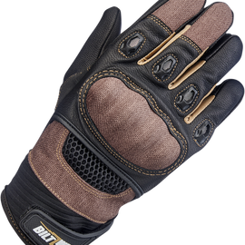 Bridgeport Gloves - Chocolate/Black - 2XL