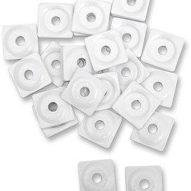 Support Plates - White - 5/16" - 48 Pack