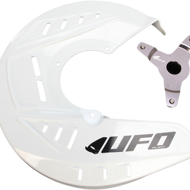 Front Disc Guard - White - Husqvarna