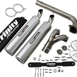 Exhaust - Brushed - RZR Pro XP