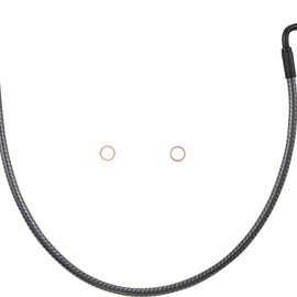 Brake Line - Front - 10 mm - 90° - 24" - KARBONFIBR