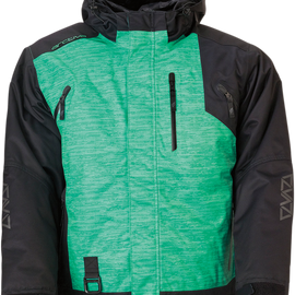 Women's Lat48 Jacket - Black/Mint - Large