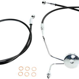 XR Brake Line Kit - 31" - Black/Chrome Fittings9430531511